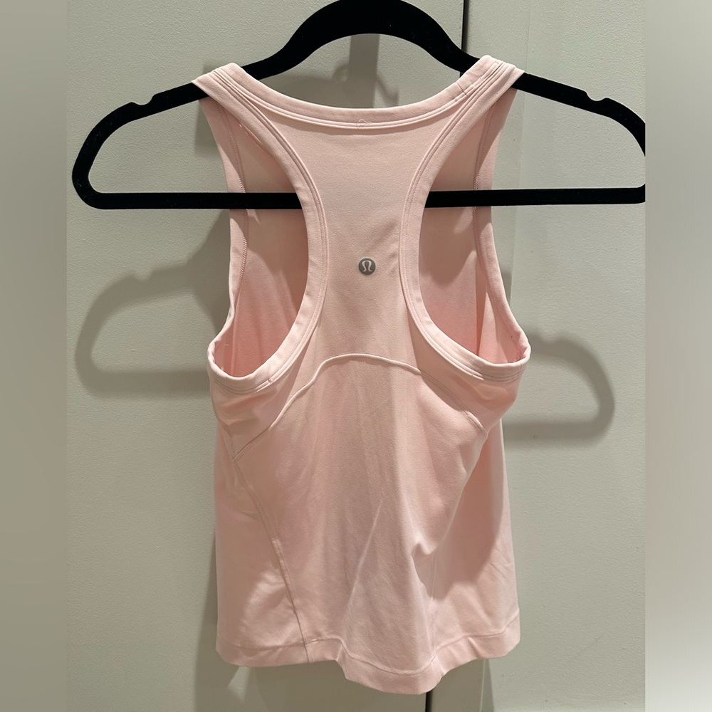 Lululemon High Neck Align Tank in Light Pink